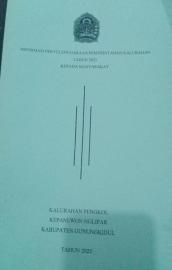 INFORMASI PENYELENGGARAAN PEMERINTAH KALURAHAN TAHUN 2025